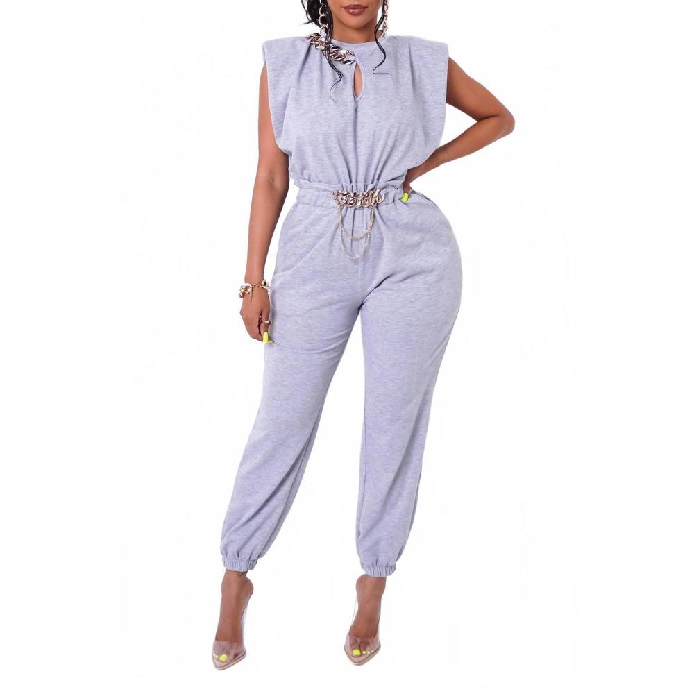 NEW MAGNOLIA FASHION link up jumpsuit in grey